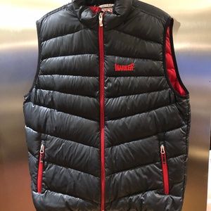 Black/Red Marker Performance Down Vest - Men’s Medium